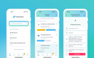 Profession.hu mobil app: Állások azonnal kiemelt képe