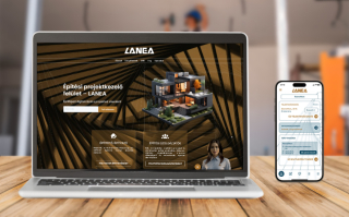 LANEA - Az építési projektkezelő felület kiemelt képe